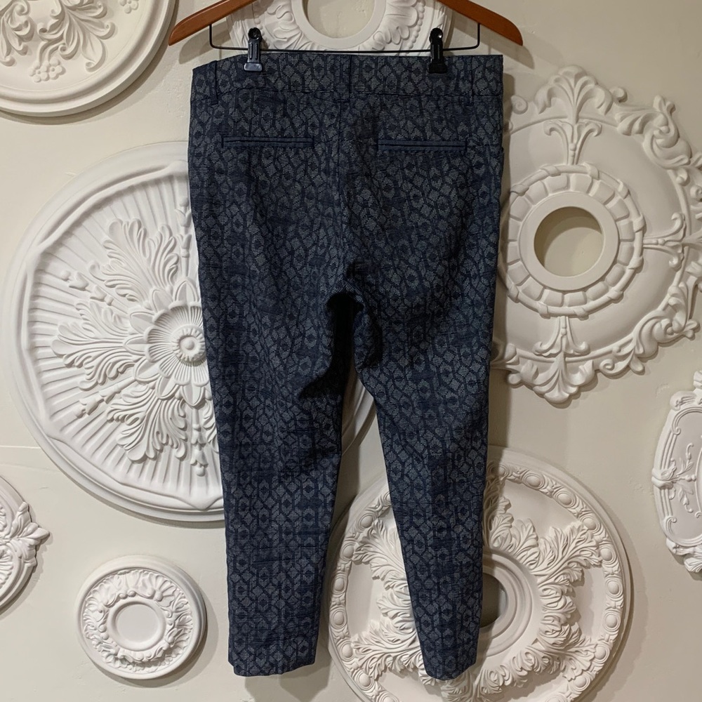 Blue Patterned Pants - image 3